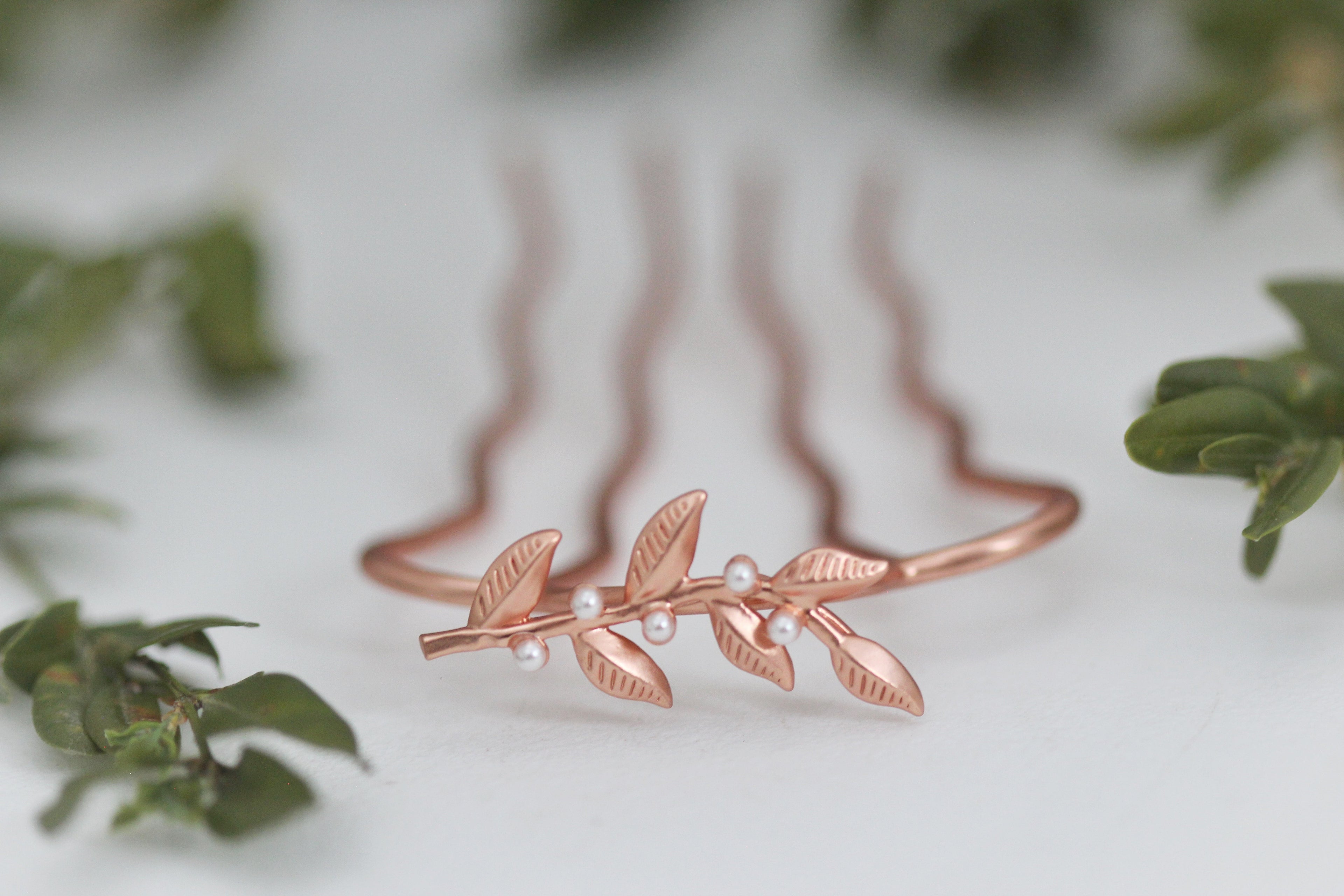 Mini Twigs & Pearls Hair Prong