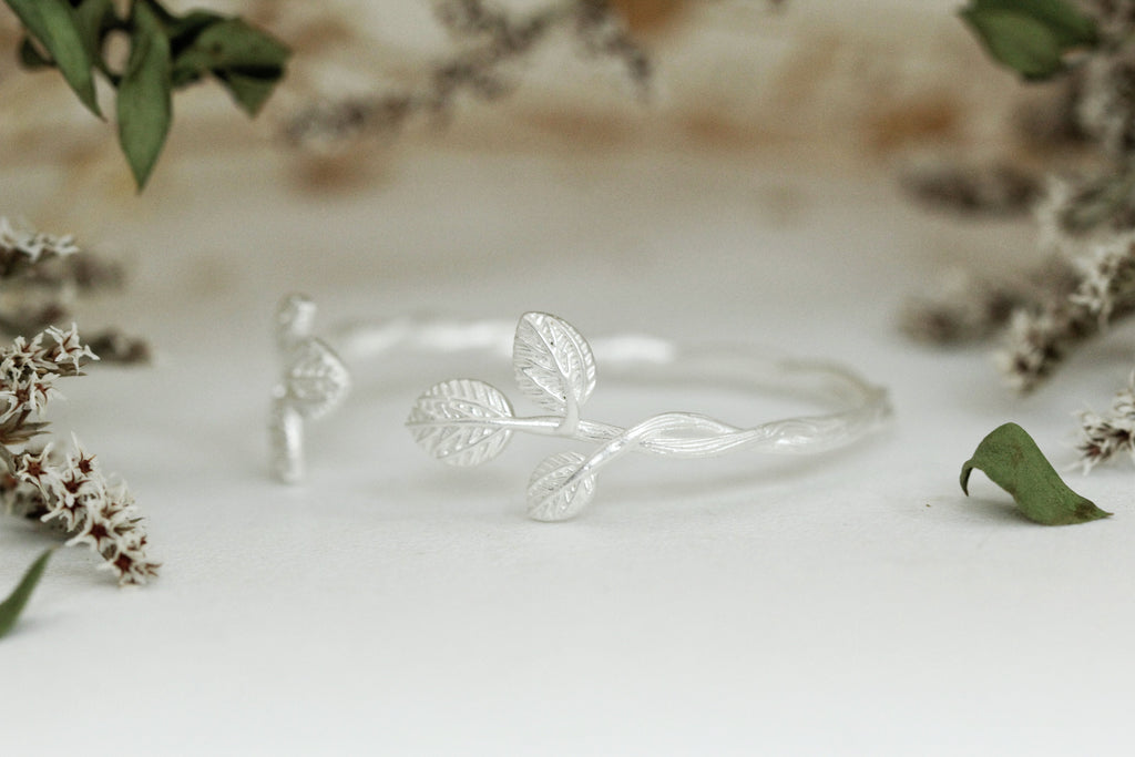 Leaves Growing on a Branch Bracelet