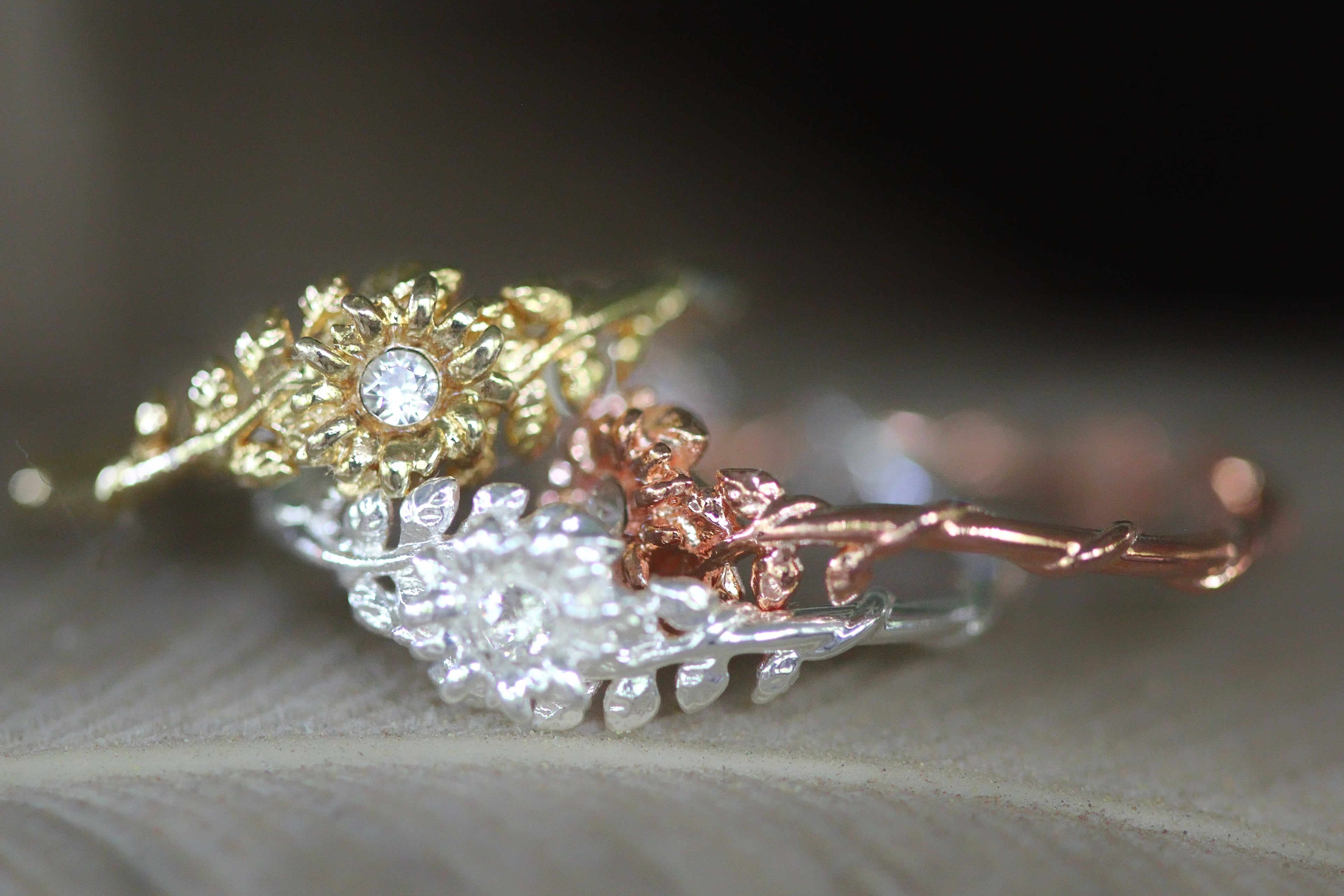 Entwined Floral Branch Ring (Size 6)