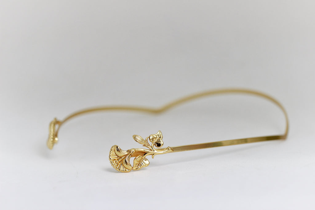 Morning Glory Flowers Goddess Crown