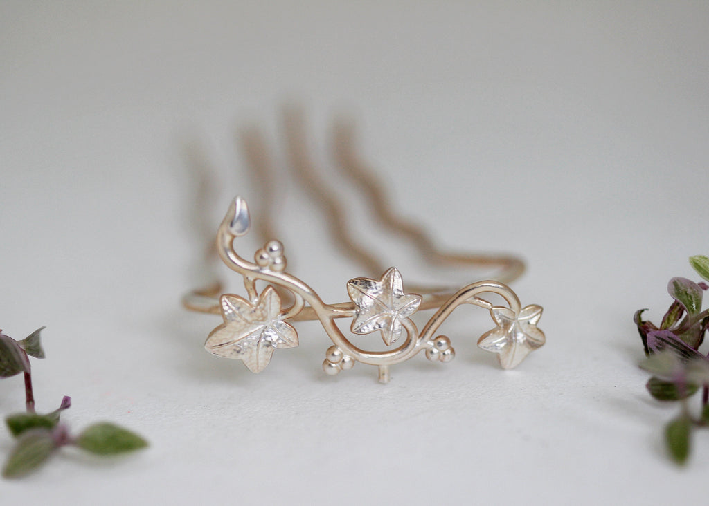 Ivy Leaves Hair Prong