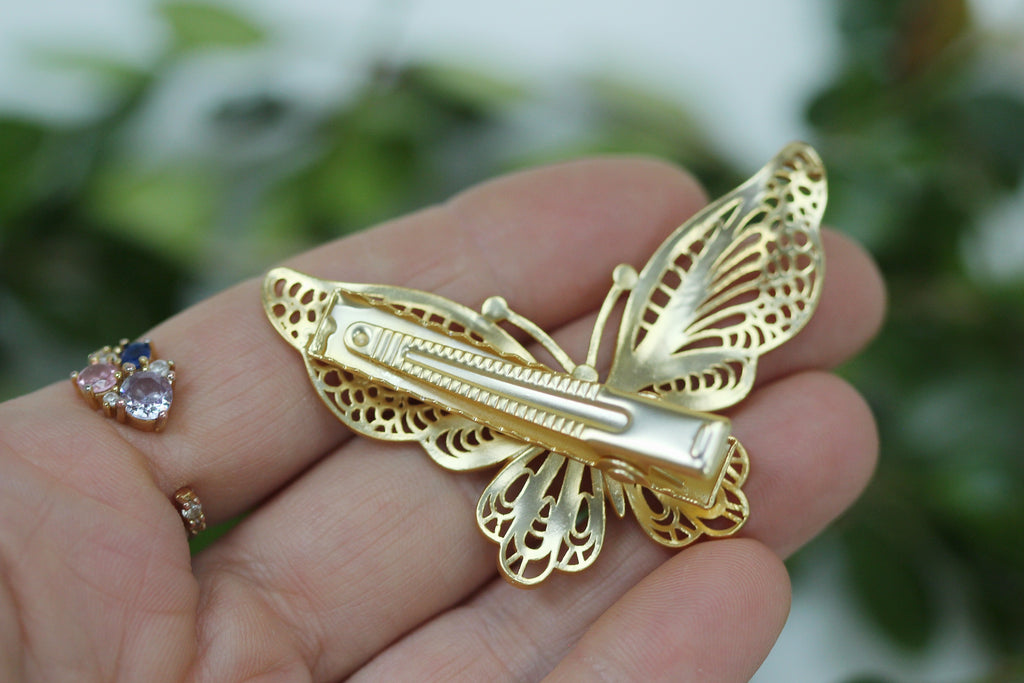 Butterfly Filigree Hair Clip