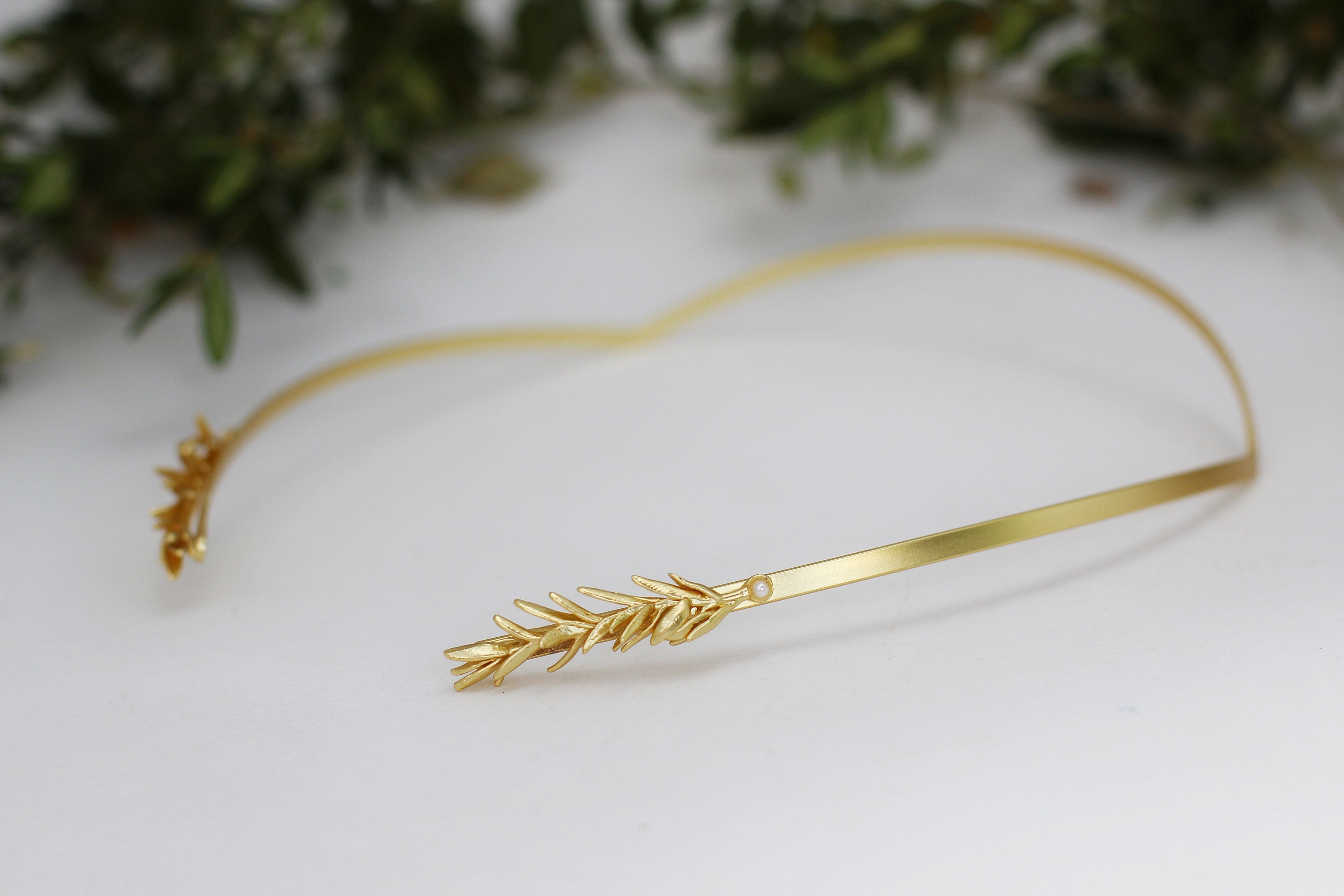 Rosemary Pearls Goddess Crown