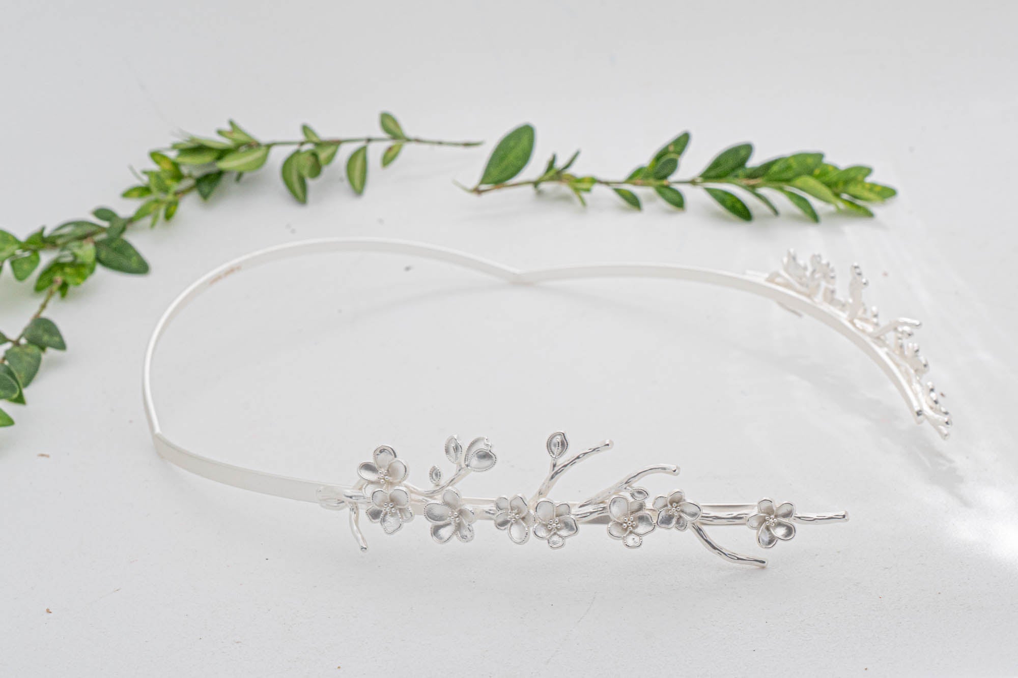 Wild Sakura Floral Goddess Crown