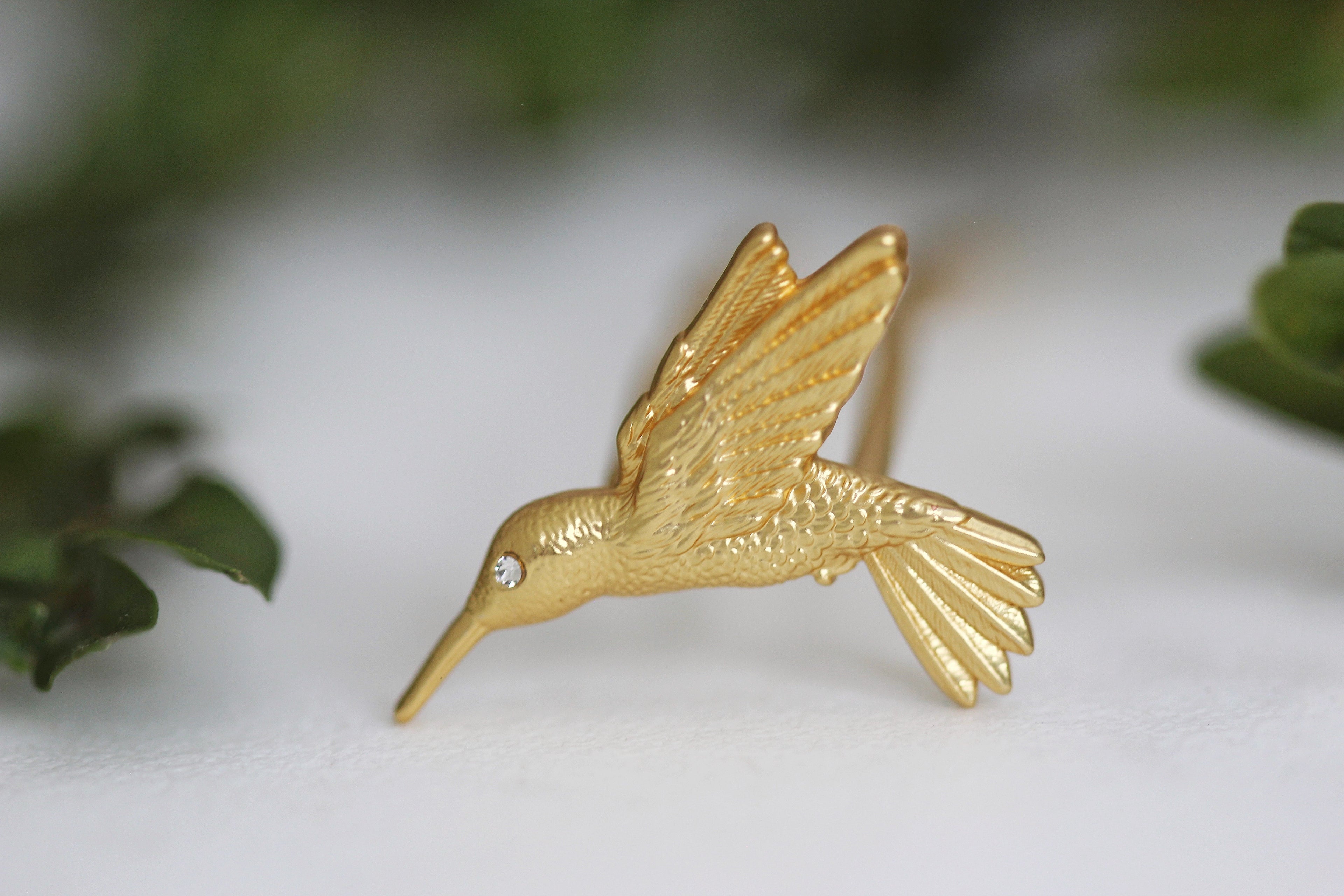 Baby Hummingbird Hair Pin