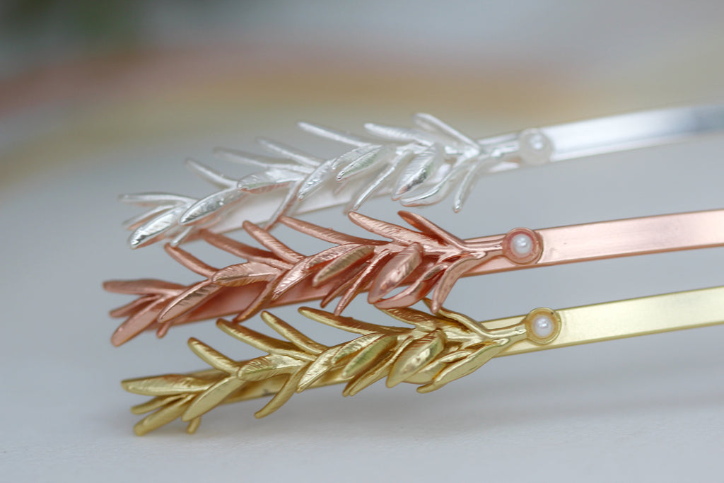 Rosemary Pearls Goddess Crown