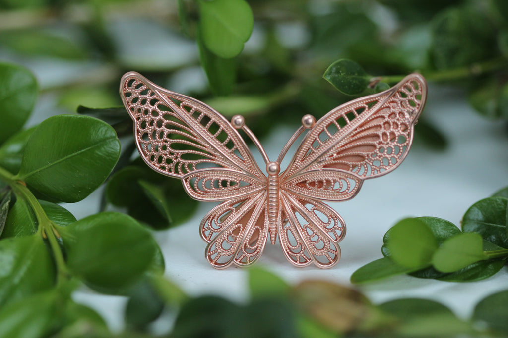 Butterfly Filigree Hair Clip