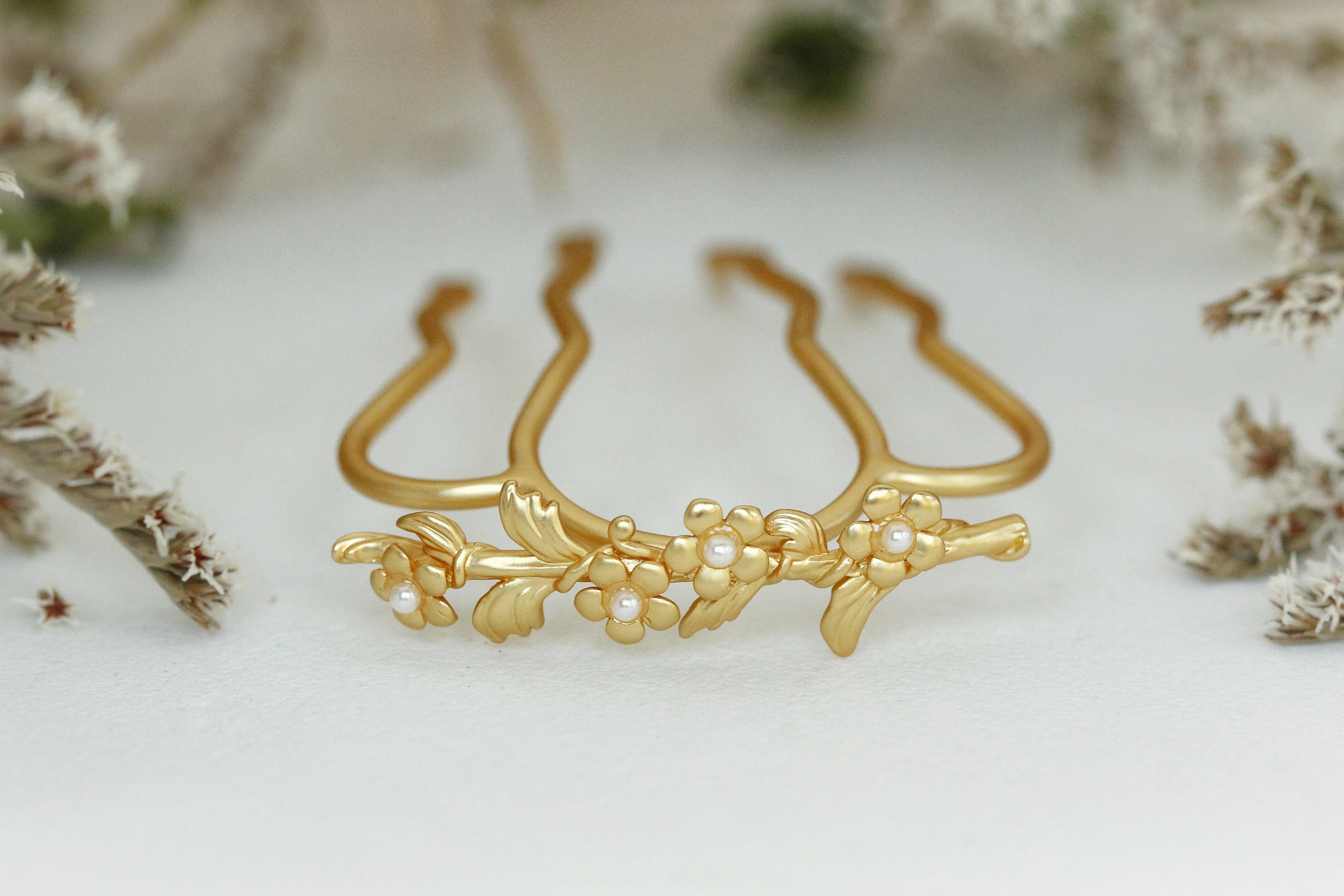 Forget-Me-Not Floral Hair Prong