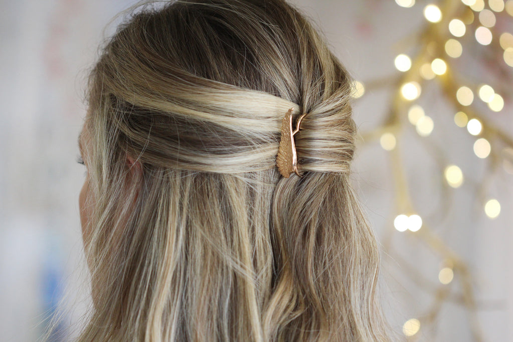 Small Angel Wing Hair Prong