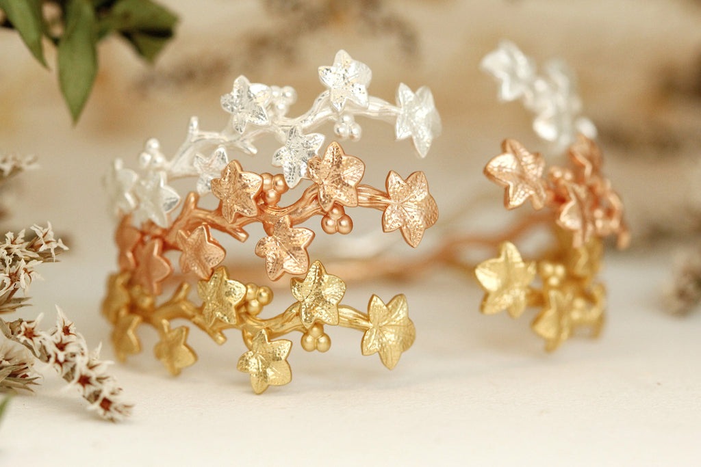 Wild Ivy Leaves Bracelet