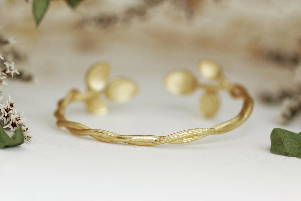 Leaves Growing on a Branch Bracelet