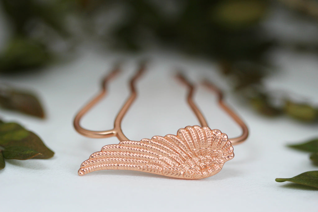 Small Angel Wing Hair Prong
