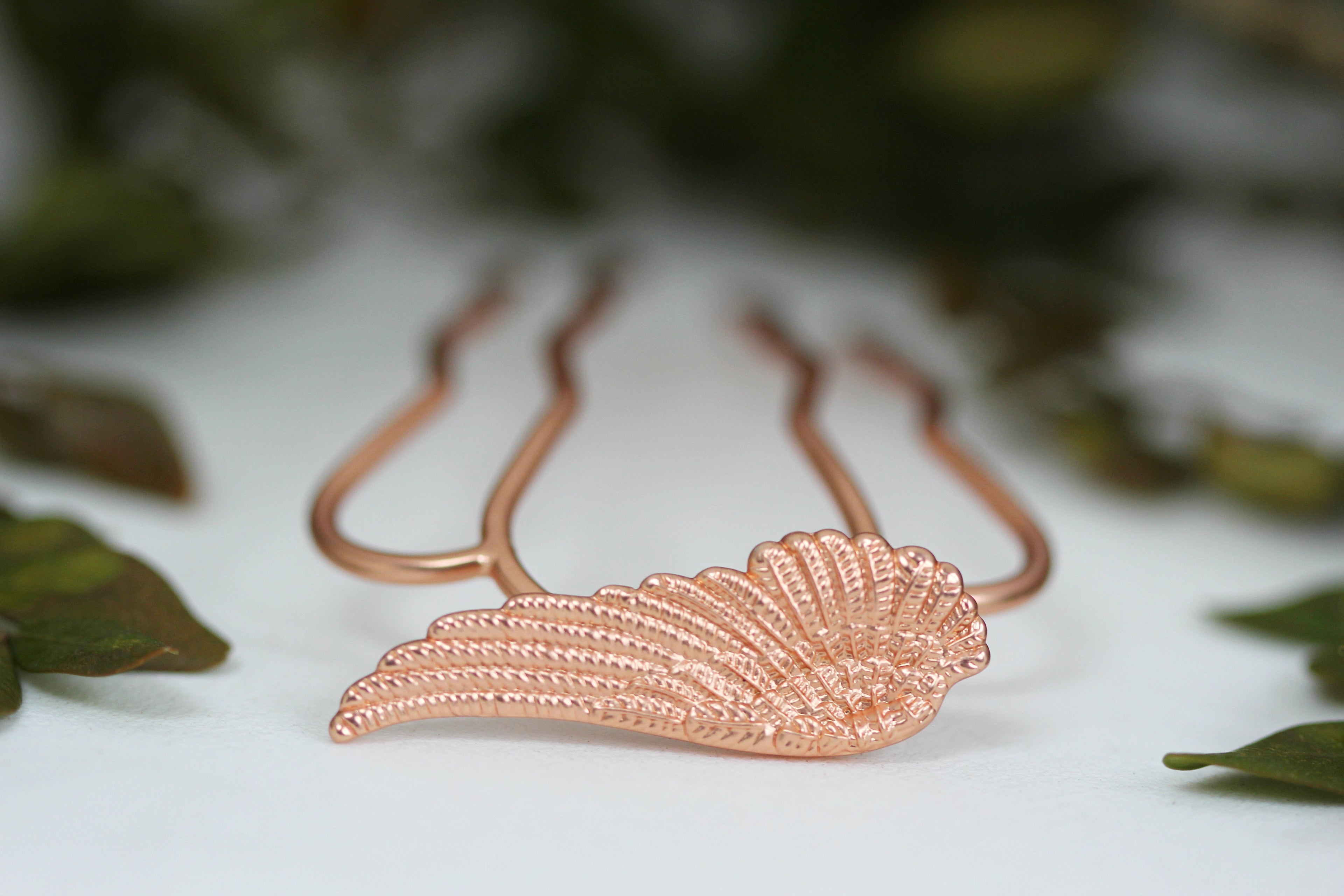 Small Angel Wing Hair Prong