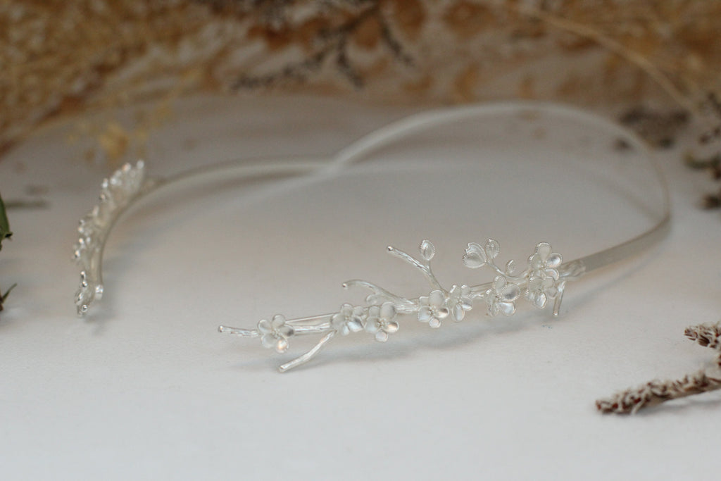 Wild Sakura Floral Goddess Crown