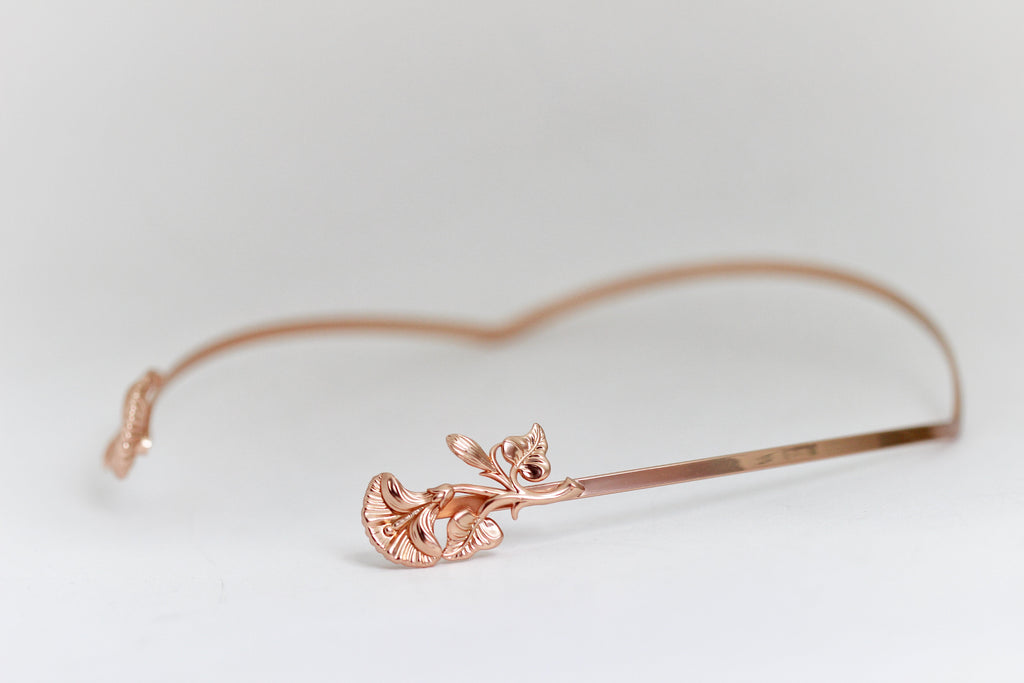 Morning Glory Flowers Goddess Crown