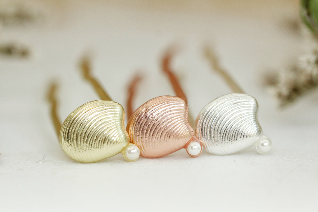 Baby Clam Seashell Little Hair Pin