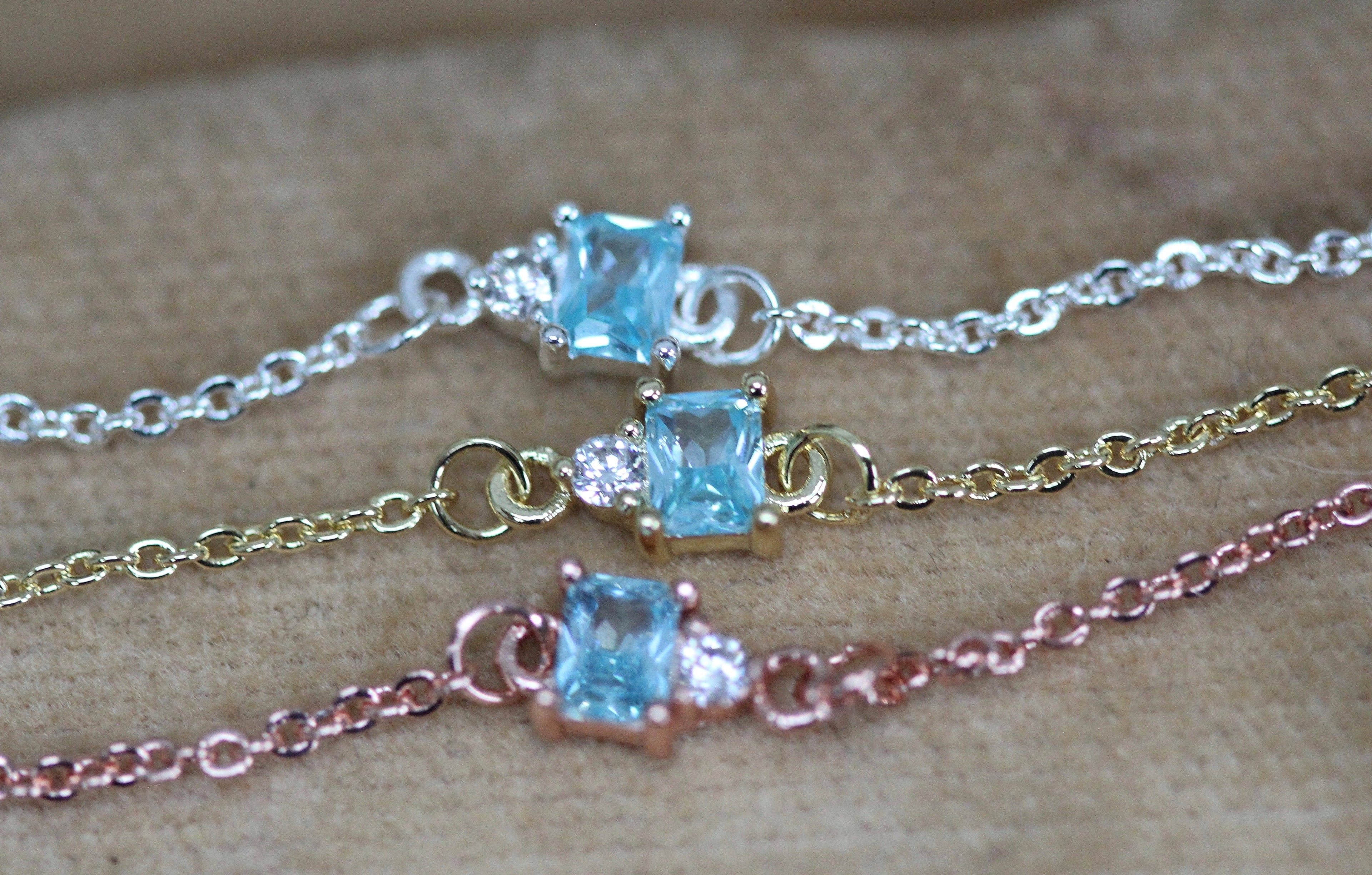 Blue Sky Crystal Necklace