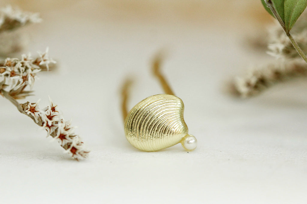 Baby Clam Seashell Little Hair Pin