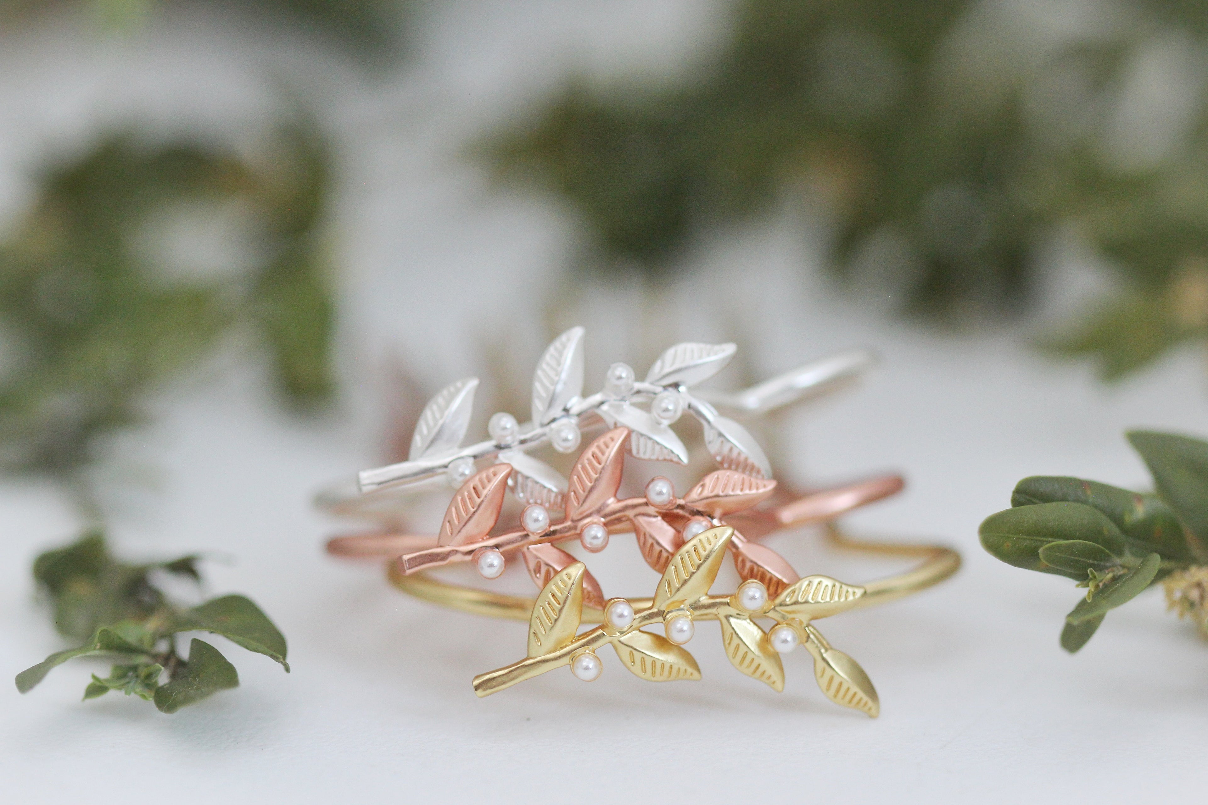 Mini Twigs & Pearls Hair Prong