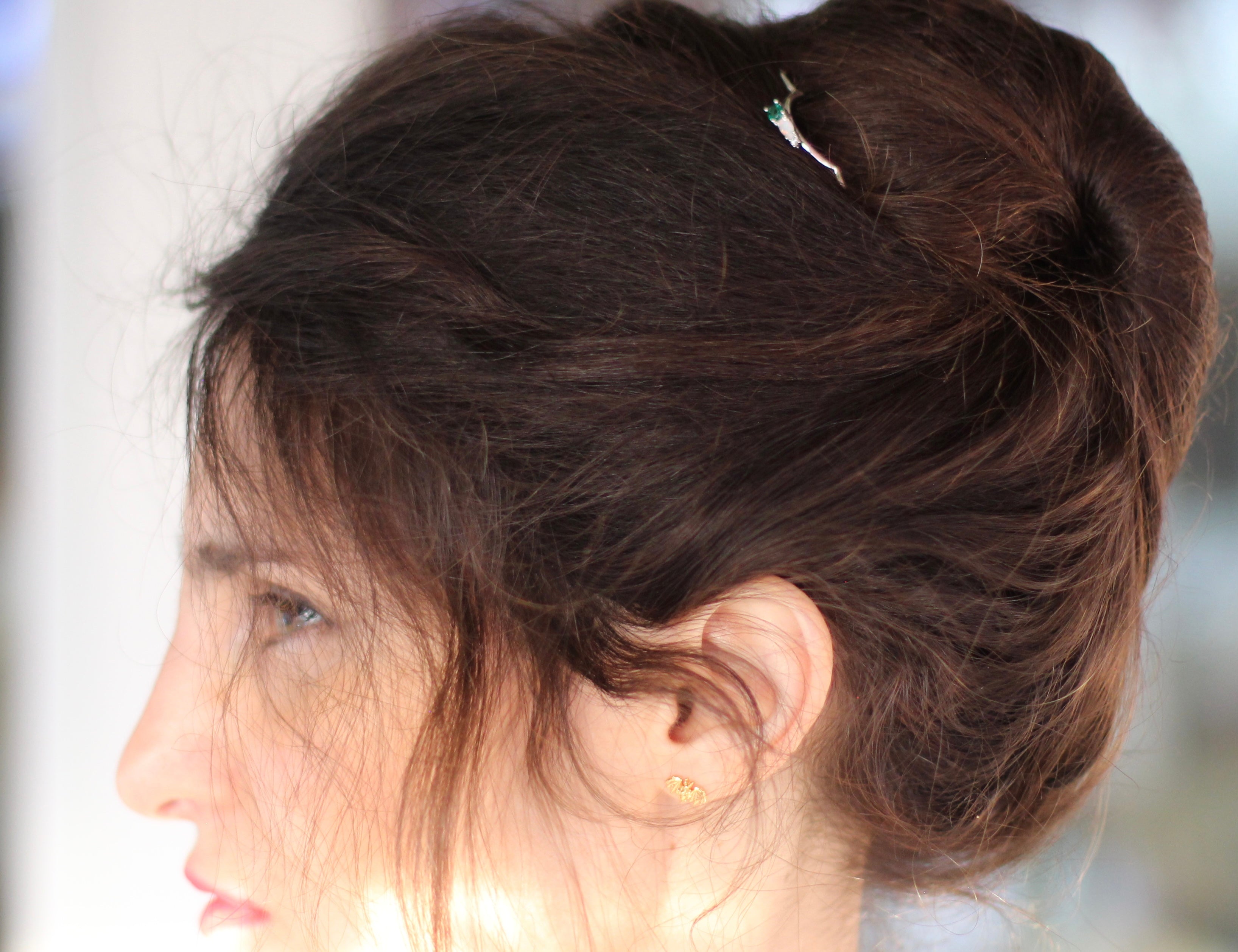 Opal Emerald Dream Hair Pin