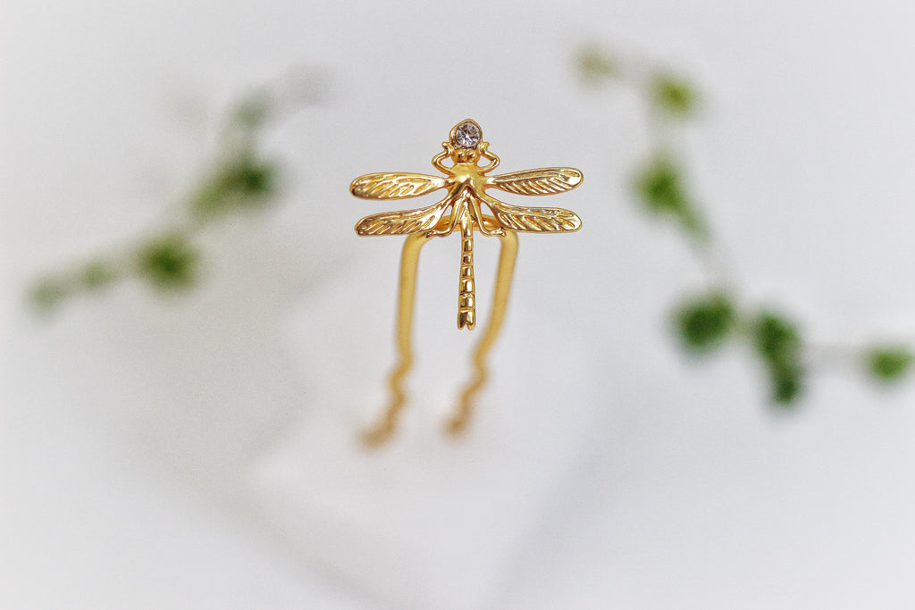 Baby Dragonfly Hair Prong