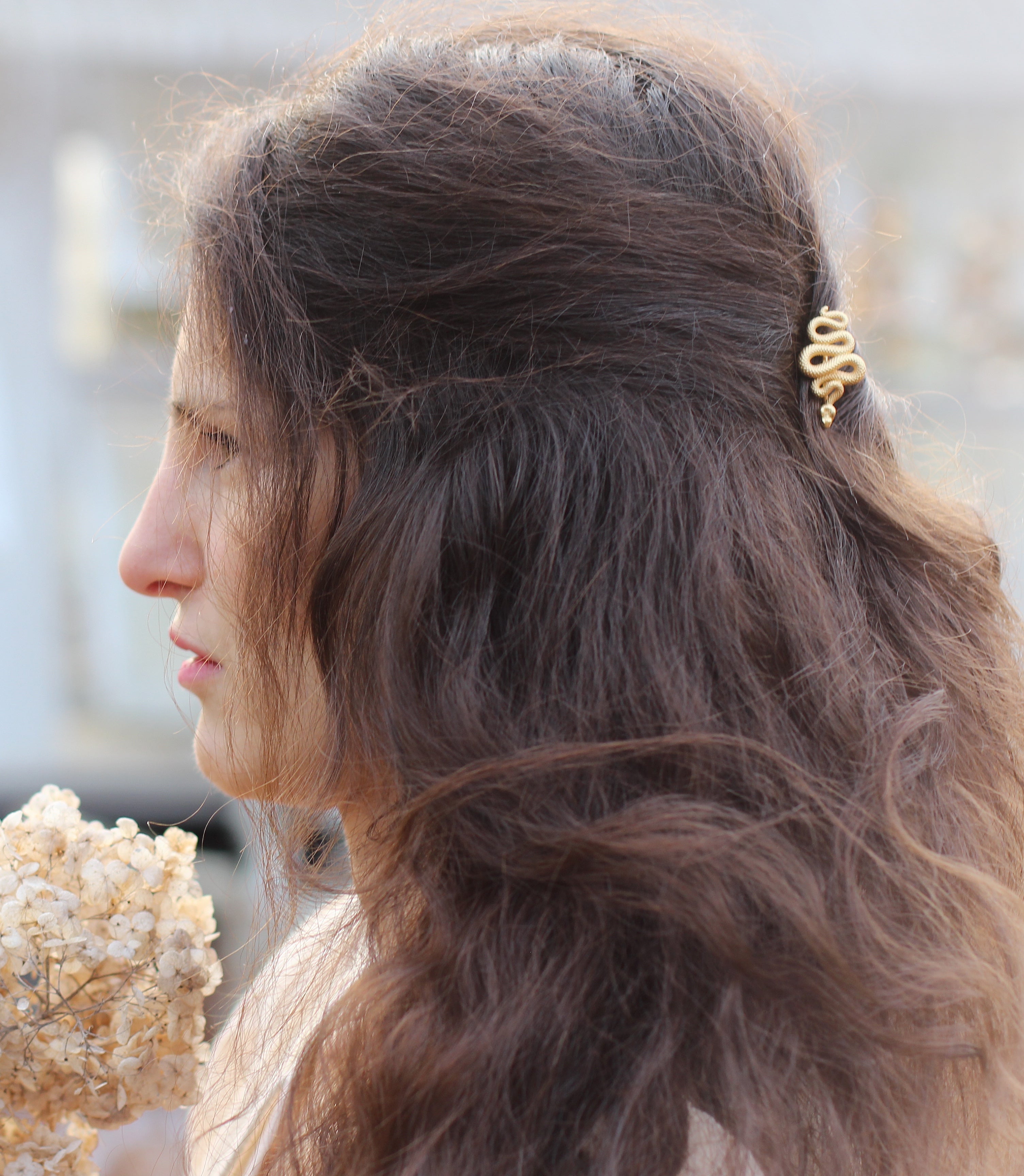 Swirly Snake Hair Prong