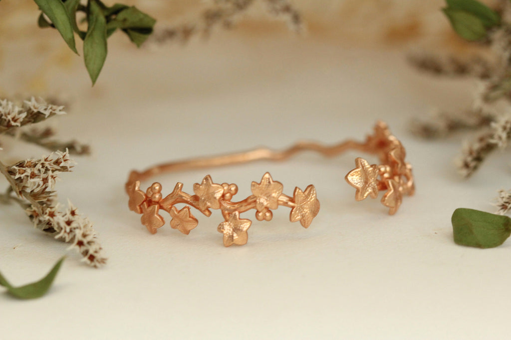 Wild Ivy Leaves Bracelet