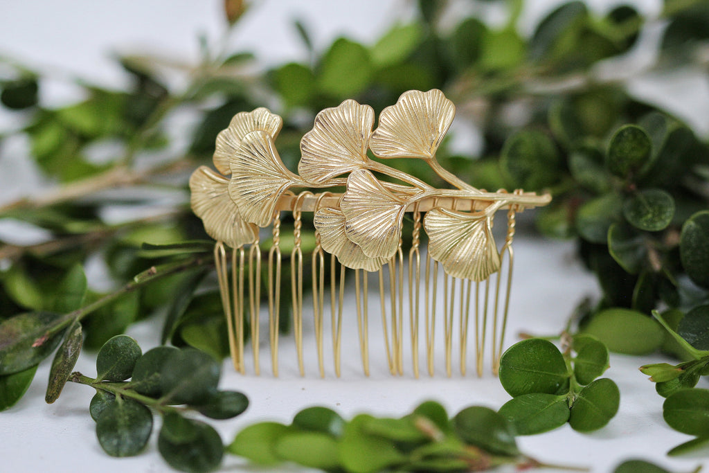 Ginkgo Leaves Comb