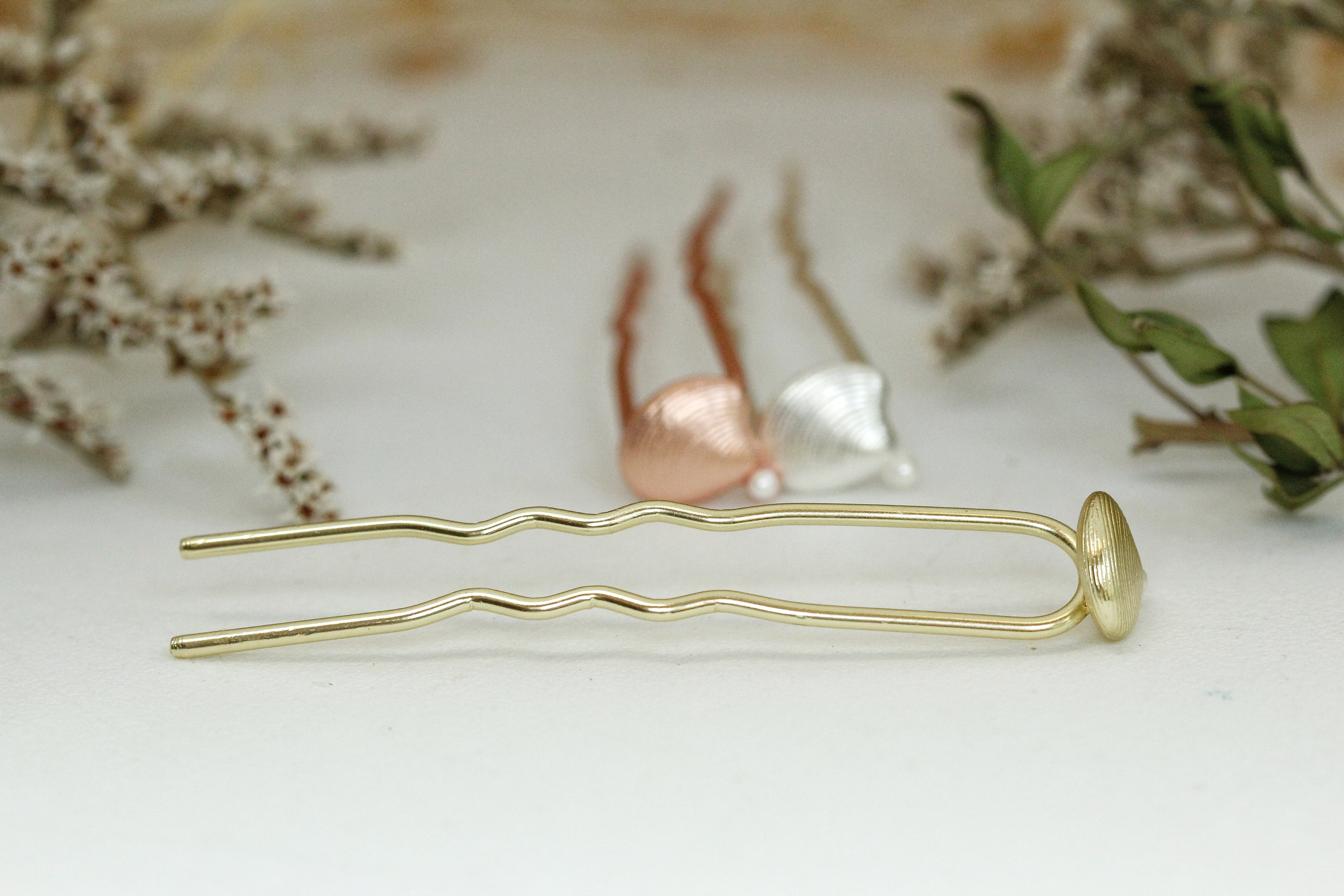 Baby Clam Seashell Little Hair Pin