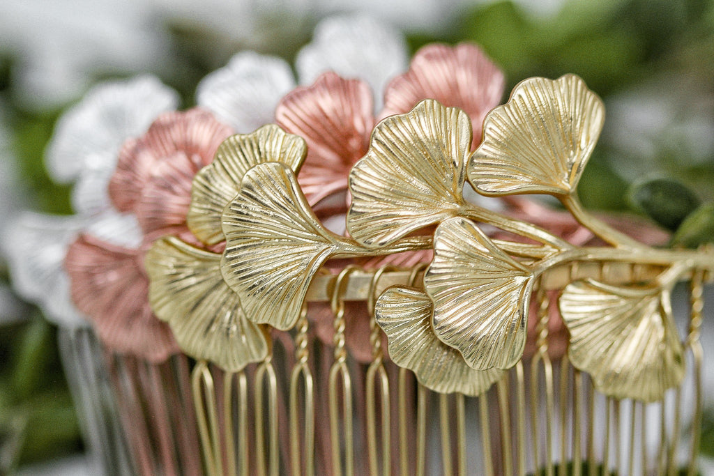 Ginkgo Leaves Comb