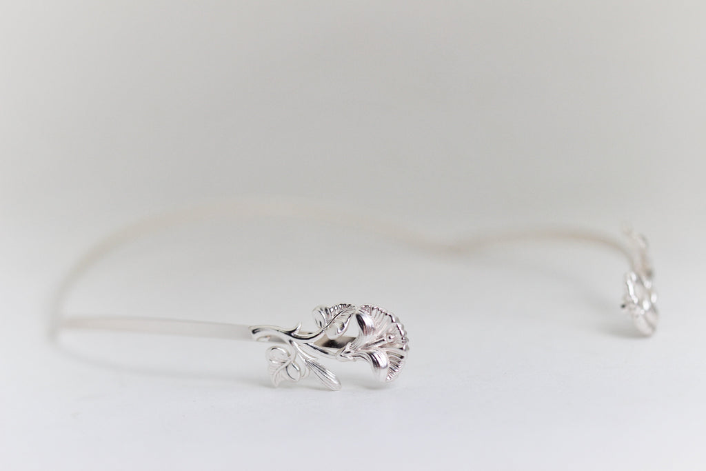 Morning Glory Flowers Goddess Crown