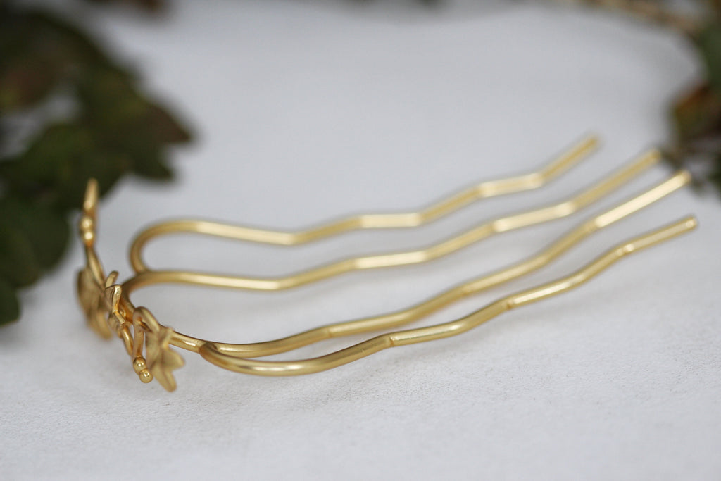 Ivy Leaves Hair Prong