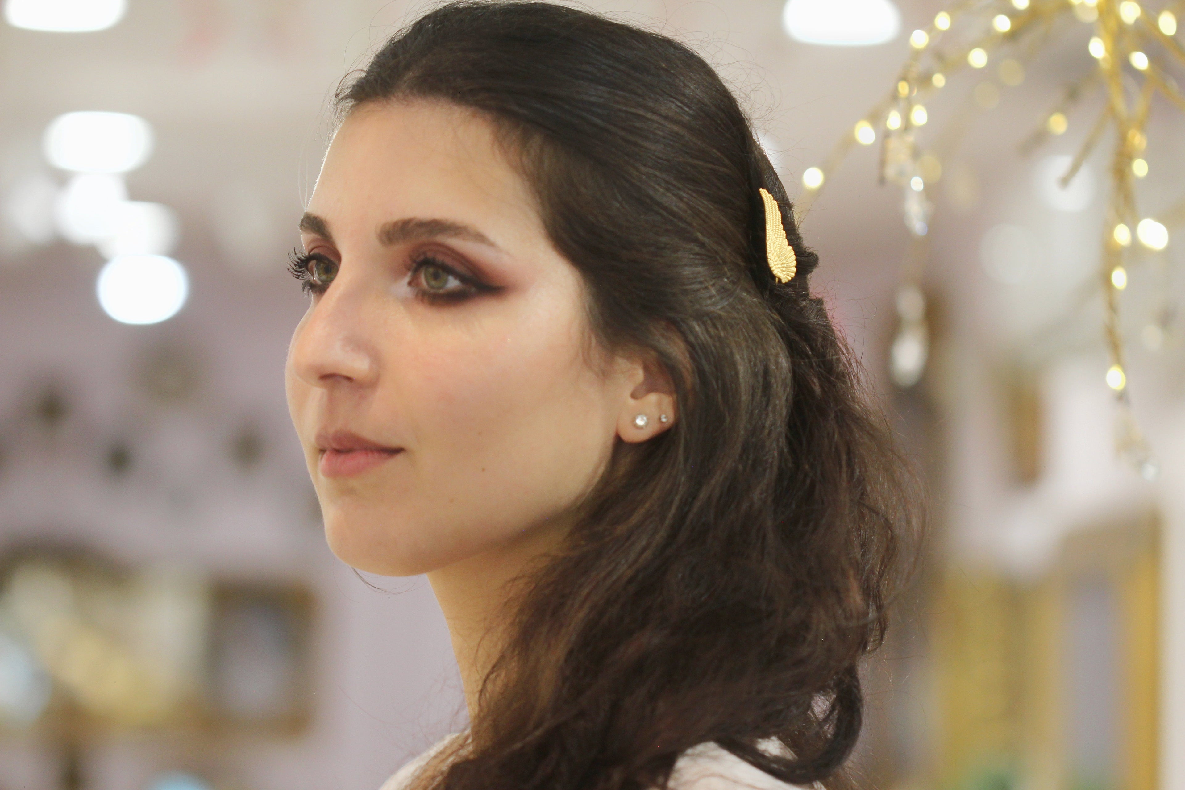 Small Angel Wing Hair Prong