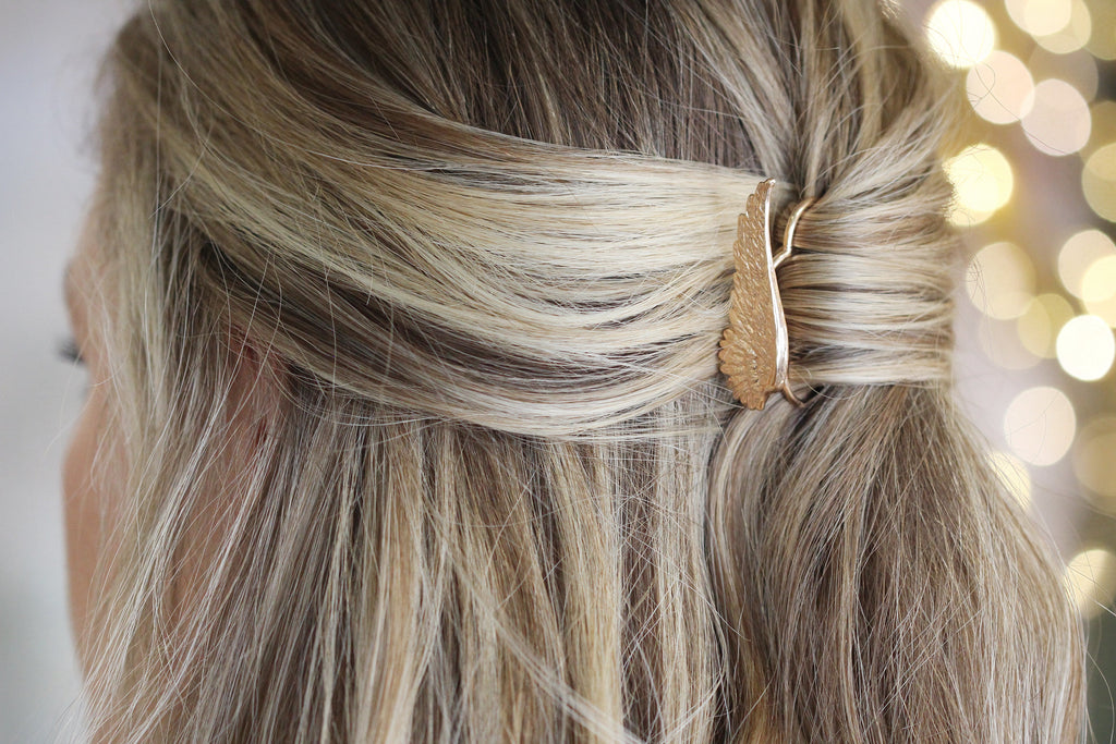 Small Angel Wing Hair Prong