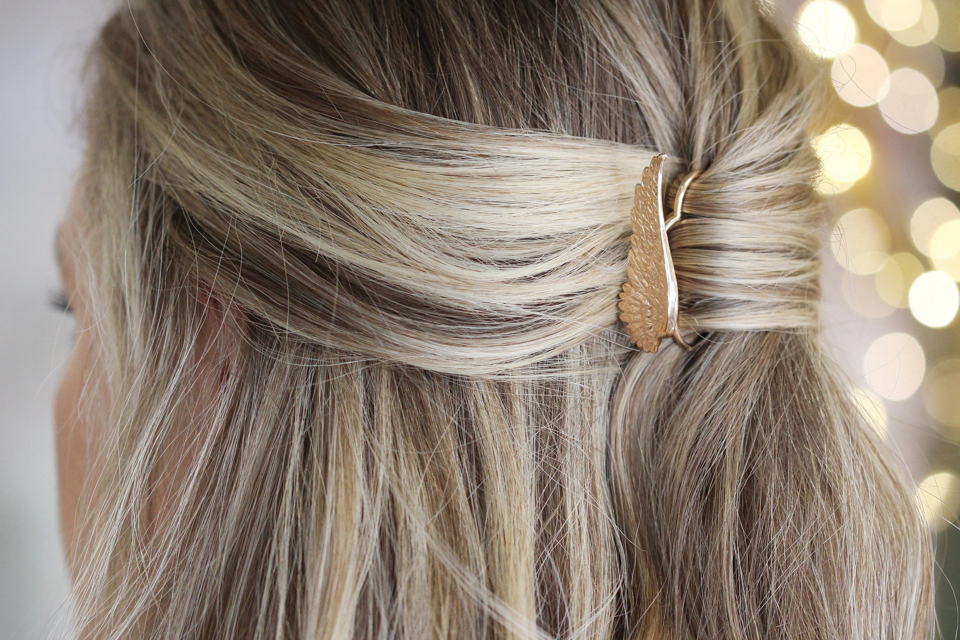 Small Angel Wing Hair Prong