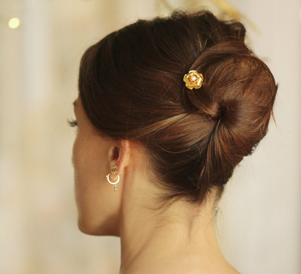 Little Rose Hair Prong