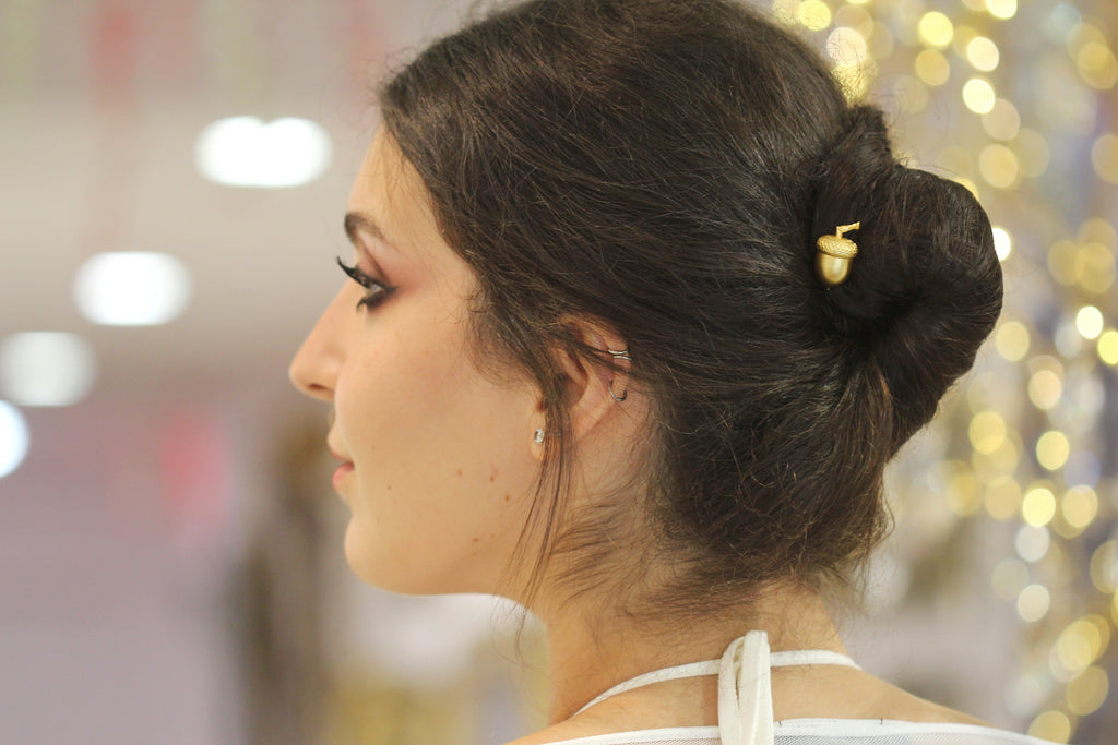 Baby Acorn Hair Prong