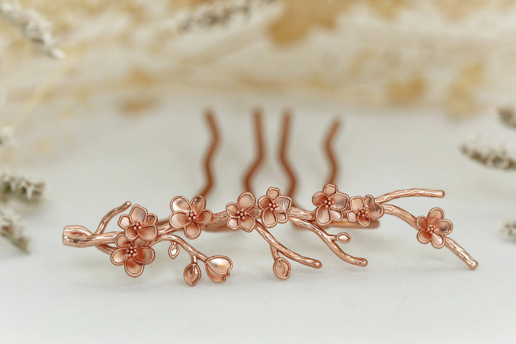 Wild Sakura / Cherry Blossom Hair Prong
