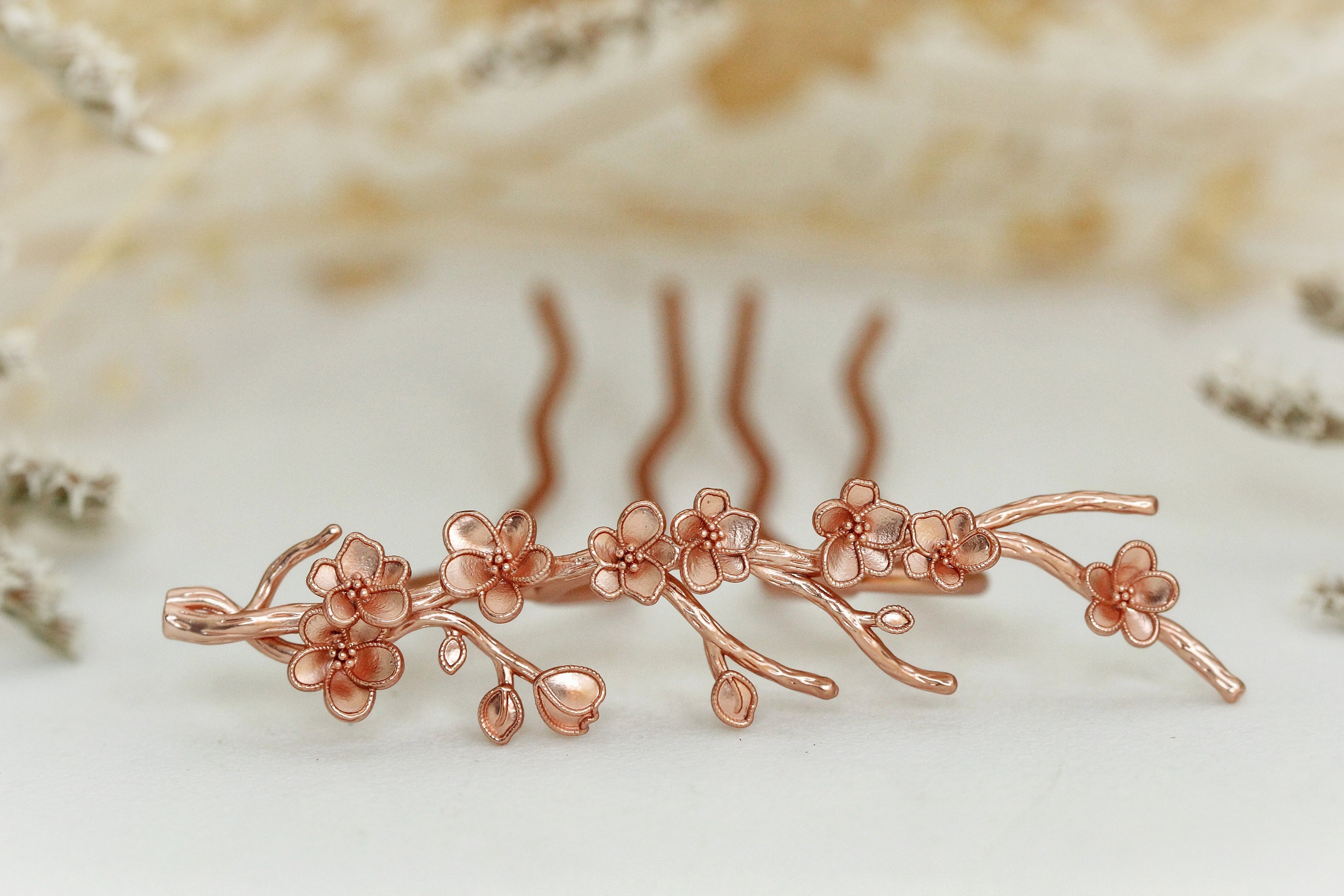 Wild Sakura / Cherry Blossom Hair Prong