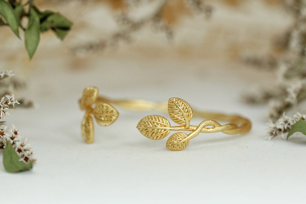 Leaves Growing on a Branch Bracelet