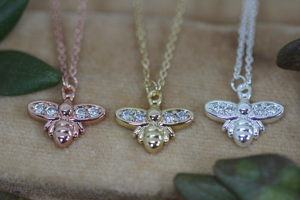 Queen Bee Crystals Necklace