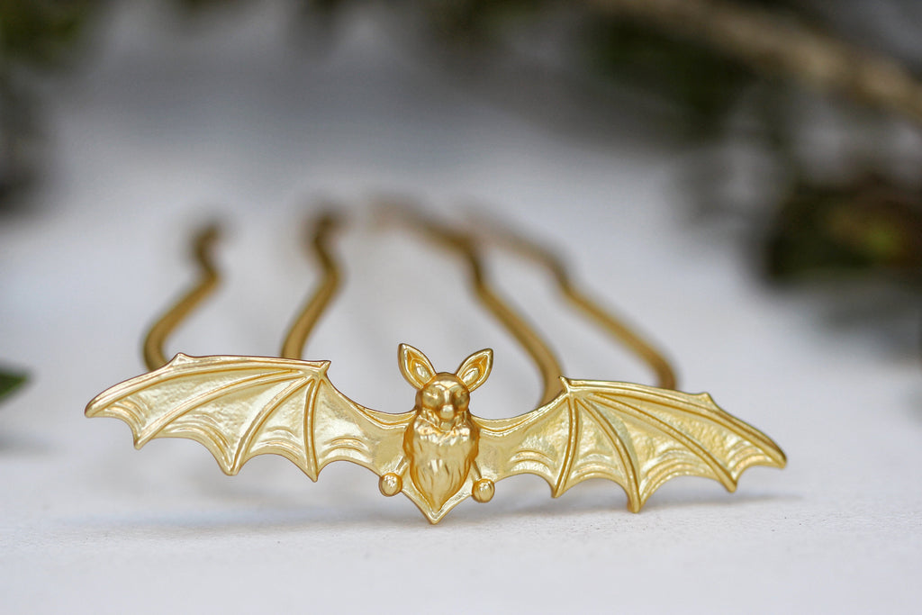 Bat Hair Pin