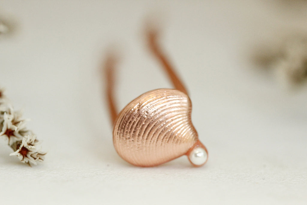 Baby Clam Seashell Little Hair Pin
