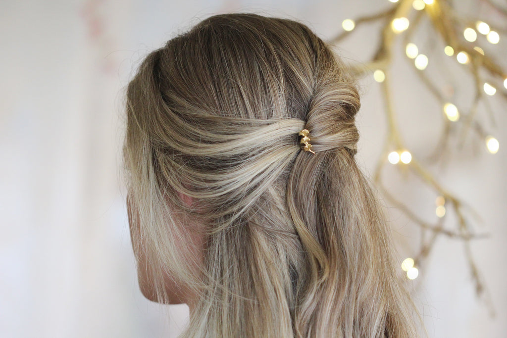 Small Ginkgo Leaves Hair Prong