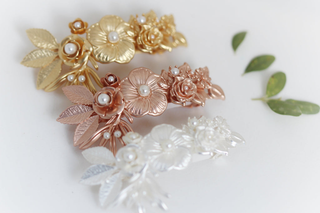 Field of Roses Barrette