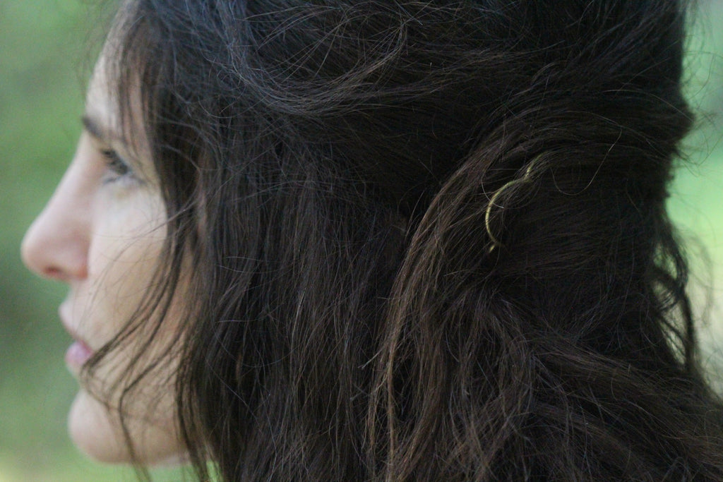 Four Teeth Plain Hair Prong / Pin