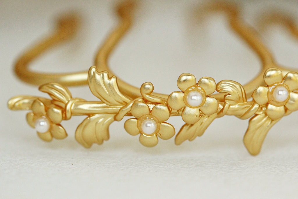 Forget-Me-Not Floral Hair Prong