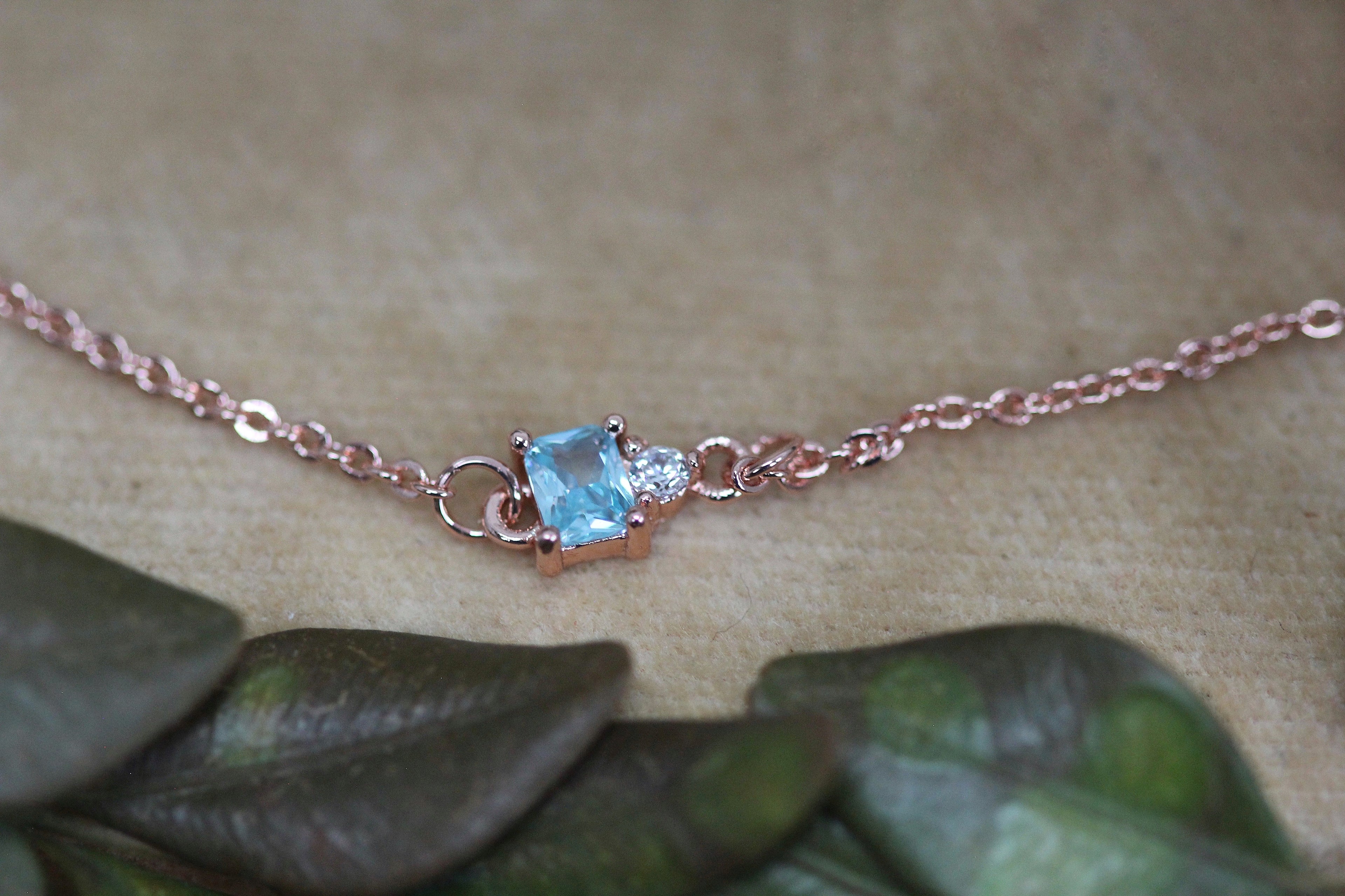 Blue Sky Crystal Necklace