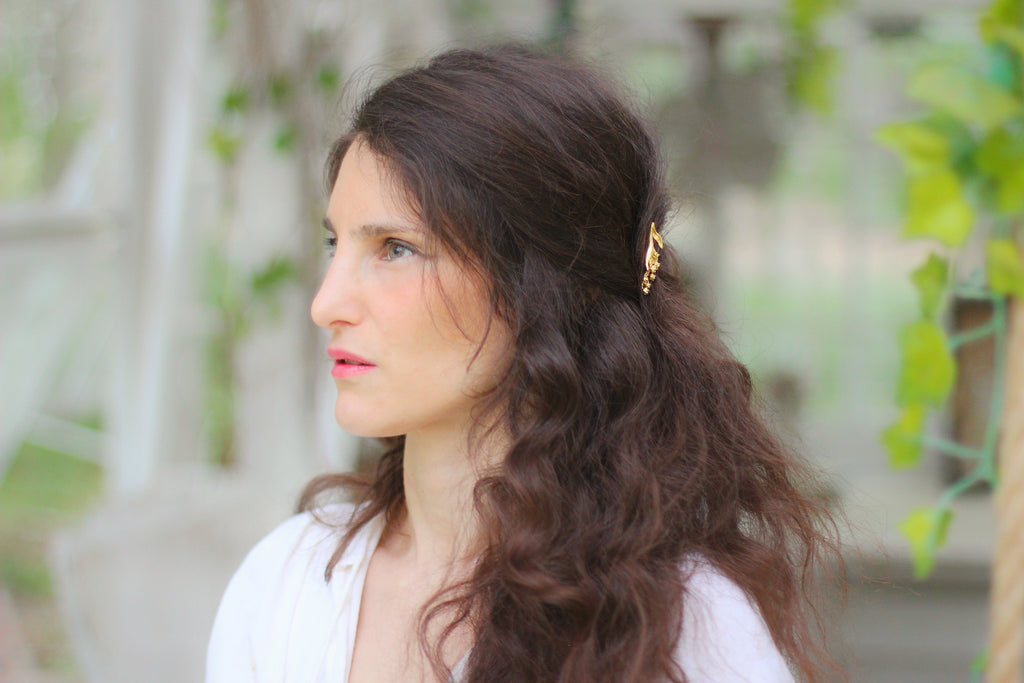 Blossoming Lily of the Valley Hair Prong