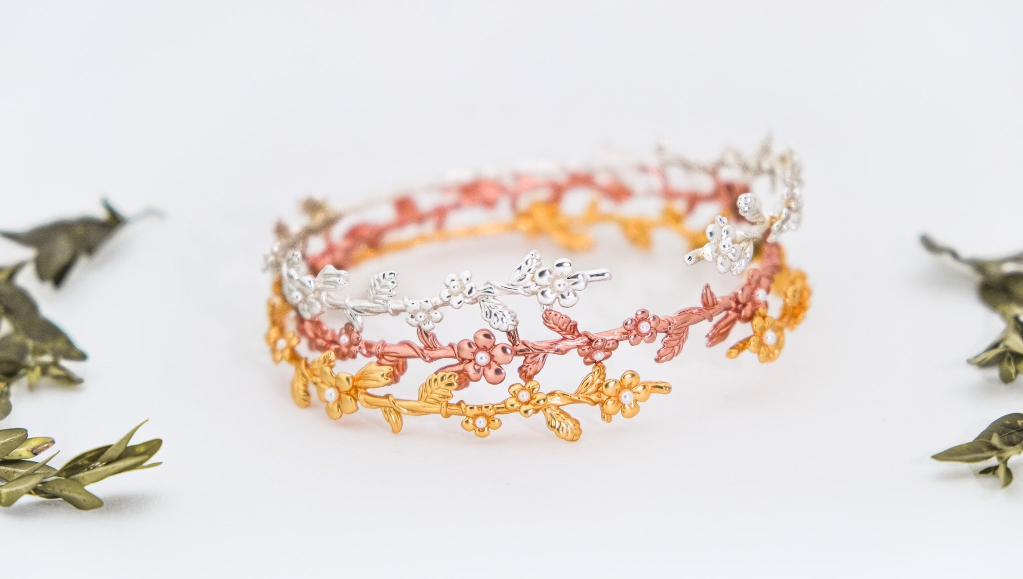 Forget-Me-Not Floral Choker